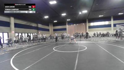 157 lbs Consi Of 8 #1 - Jack Locke, Turlock vs Tomas Campian, Christopher Columbus HS