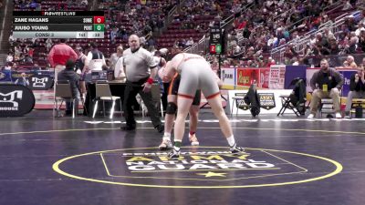 215 lbs Consi 3 - Zane Hagans, Somerset vs Juuso Young, Port Allegany