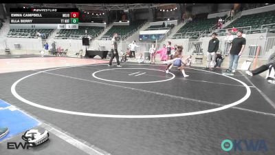 61 lbs Rr Rnd 2 - Emma Campbell, Mojo Grappling Academy vs Ella Berry, Team Tulsa NDT