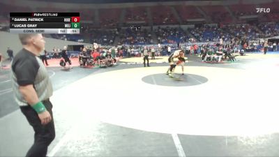 6A Boys 175 lbs Cons. Semi - Daniel Patrick, Roseburg Boys vs Lucas Gray, West Linn Boys