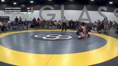 139 lbs Round 4 - Zachary Silvernail, CP Wrestling Academy vs Matthew Weigandt, Dundee Wrestling