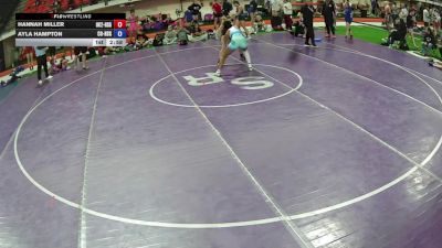 135 lbs Hannah Miller, Oklahoma 2 HS Girls vs Ayla Hampton, Colorado HS Girls