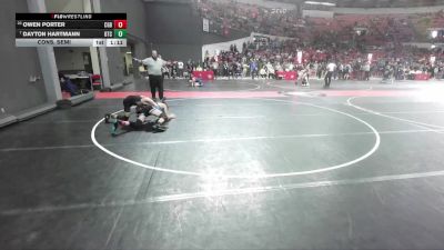 135 lbs Cons. Semi - Dayton Hartmann, B.A.M Training Center vs Owen Porter, Hartford