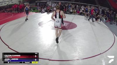 132 lbs Placement (16 Team) - Colton Cummins, Alaska 1 vs Axxel Landon, Idaho 1