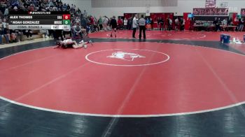 133 lbs Cons. Round 4 - Alex Thomes, Sibley East vs Noah Gonzalez, Maple River/USC