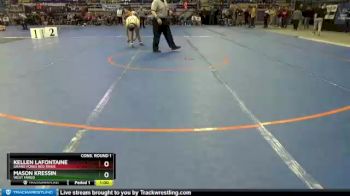 220 lbs Cons. Round 1 - Mason Kressin, West Fargo vs Kellen Lafontaine, Grand Forks Red River