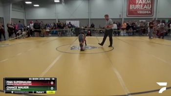 56 lbs Quarterfinal - Finn Supernaugh, Virginia Patriots Wrestling vs Chance Walker, Dale Wrestling