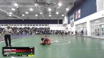 235 lbs Quarterfinal - Jasmine Ayala, Orange Vista vs Jaden Hansen, Esperanza