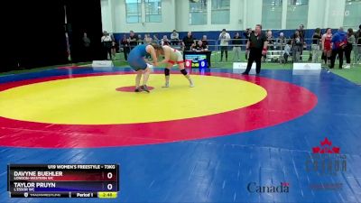 73kg Round 3 - Davyne Buehler, London-Western WC vs Taylor Pruyn, L`Essor WC