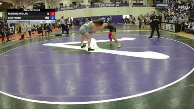 138 lbs Semifinal - Jasmine Wolfe, Indian Hills vs Zoe Fries, Missouri Baptist University