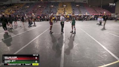 141 lbs 2nd Wrestleback (16 Team) - Kellan Aure, Central Michigan vs Kaden Jett, Ohio