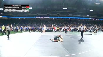 D1-113 lbs Semifinal - Cyrus Woodberry, Detroit Cass Tech vs Landon Learn, Muskegon Reeths-Puffer
