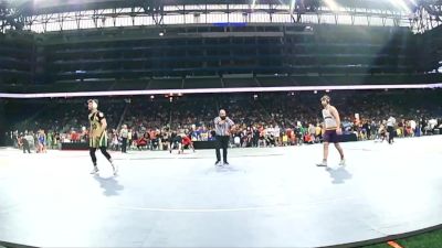 D3-190 lbs Quarterfinal - Layne Knisely, Bronson vs Lucas Bigelow, Pontiac Notre Dame Prep
