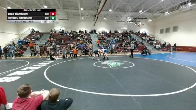 190 lbs Champ. Round 2 - Hayden Steinsiek, Wheatland vs Trey Hamilton, Natrona County