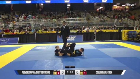 Collins Adli Cook vs Aleydie Sophia Santos Cuevas 2025 Pan Kids Jiu-Jitsu IBJJF Championship