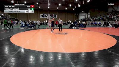 138 lbs Champ. Round 1 - Presley Hartwig, St. Michael The Archangel vs Nick Miller, Goddard