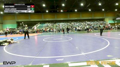 138 lbs Consi Of 16 #1 - Izick Perez, Wasco Wrestling vs Aidan Larson, Hermiston Wrestling
