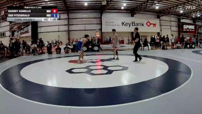 65 kg Cons. Round 2 - Sammy Agnello, Michigan Wrestling Club vs Zeb Fitzgerald, Viking Wrestling Club (IA)