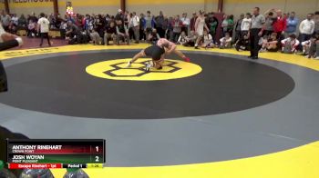 165 lbs Champ. Round 2 - Anthony Rinehart, Crown Point vs Josh Woyan, Point Pleasant