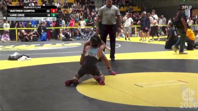 83 lbs Semifinal - Matthew Campos, SBTC vs Luke Cruz, Dark Horse