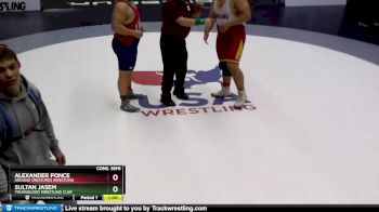 285 lbs Cons. Semi - Alexander Ponce, Ground Creatures Wrestling vs Sultan Jasem, Youngblood Wrestling Club