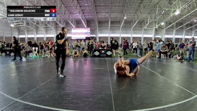 165 lbs Champ. Round 2 - Solomon Dalecke, Pikes Peak Warriors Wrestling vs Liam LeDuc, Montana