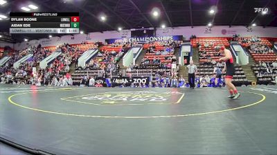 175 lbs Quarterfinals (8 Team) - Dylan Boone, Lowell HS vs Aidan Ede, Warren Woods-Tower HS