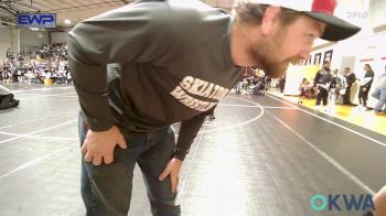 40 lbs Rr Rnd 2 - Bradley Francis, Skiatook Youth Wrestling vs Kimber Russell, Salina Wrestling Club