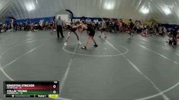 115 lbs Round 1 (8 Team) - Kingston Stricker, Killer Elite vs Collin Young, Warrior RTC