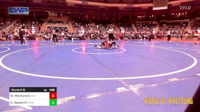 88 lbs Round Of 16 - Mateo Montanaro, Hamma Shack vs Daxton Spexarth, Brawlers Wrestling Club KS