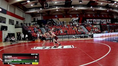 184 lbs Cons. Semi - AJ Heeg, Northern Colorado vs Branson Britten, Little Rock