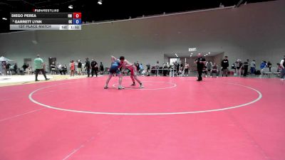 155 lbs 1st Place Match - Diego Perea, NM vs Garrett Lynn, OK