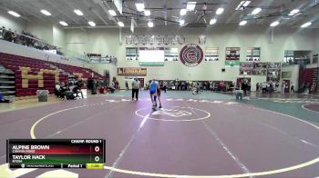 126 lbs Champ. Round 1 - Taylor Hack, Nyssa vs Alpine Brown, Canyon Ridge