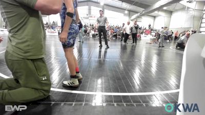 70 lbs Quarterfinal - Colson Beckley, Team Tulsa Wrestling Club vs Conner Woods, Salina Wrestling Club
