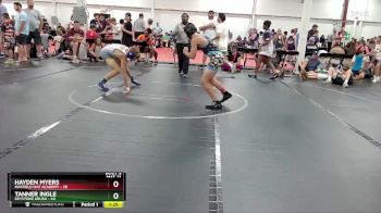 110 lbs Round 3 (4 Team) - Hayden Myers, Mayfield Mat Academy vs Tanner Ingle, Keystone Krush