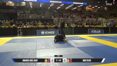 Nico Felipe vs Amaries Ariel Daily 2025 Pan Kids Jiu-Jitsu IBJJF Championship