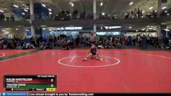 65 lbs Finals (2 Team) - Tristan Davis, Barberton vs Kaleb Hartfelder, Kenston