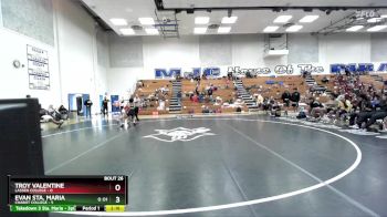 133 lbs Semis & 3rd Wb (16 Team) - Evan Sta. Maria, Chabot College vs Troy Valentine, Lassen College