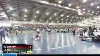 56 lbs Round 5 - Eli Armstrong, East Idaho Elite WC vs Lucas Slocum, Stout Wrestling Academy