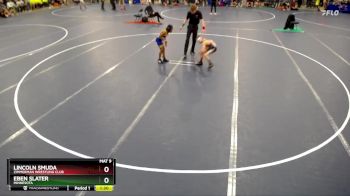 77 lbs Champ. Round 1 - Lincoln Smuda, Zimmerman Wrestling Club vs Eben Slater, Minnesota