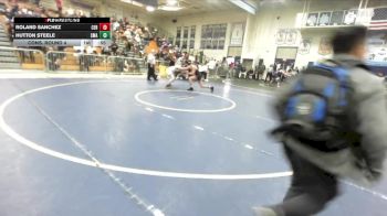 157 lbs Cons. Round 4 - Hutton Steele, Santa Margarita vs Roland Sanchez, Cerritos