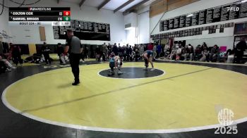95 lbs Cons. Round 2 - Samuel Briggs, CYC vs Colton Cox, Central Catholic
