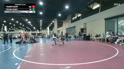 144 lbs Cons. Round 7 - Hagen Sharp, Guerrilla Wrestling Academy vs Dylan Couey, Woodland Wrestling