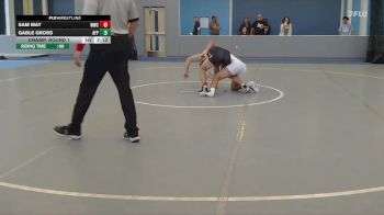 165 lbs Champ. Round 1 - Gable Gross, Air Force Prep vs Sam May, Western Wyoming College