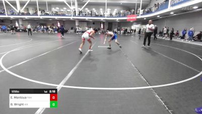 125 lbs Round Of 32 - Ejiro Montoya, F&M - UnAttached vs Bubba Wright, Air Force Academy