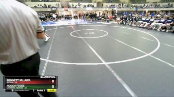 106 lbs Quarterfinals (8 Team) - Roger Flege, LaCrosse Aquinas vs Bennett Kujawa, Becker