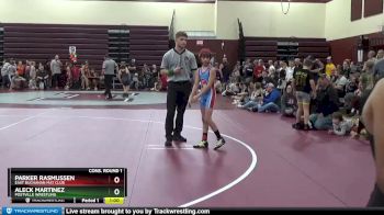 PW-14 lbs Cons. Round 1 - Aleck Martinez, Postville Wrestling vs Parker Rasmussen, East Buchanan Mat Club