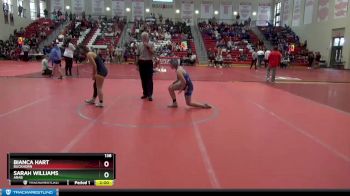 138 lbs Round 4 - Bianca Hart, Buckhorn vs Sarah Williams, Arab