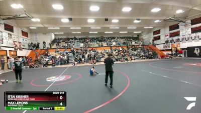 53 lbs Cons. Semi - Ittai Kissner, Worland Wrestling Club vs Max Lemons, Natrona Colts