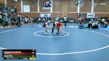 165 lbs Cons. Round 4 - Spencer Kochevar, Mt Ridge vs Kyle Nye, Corner Canyon